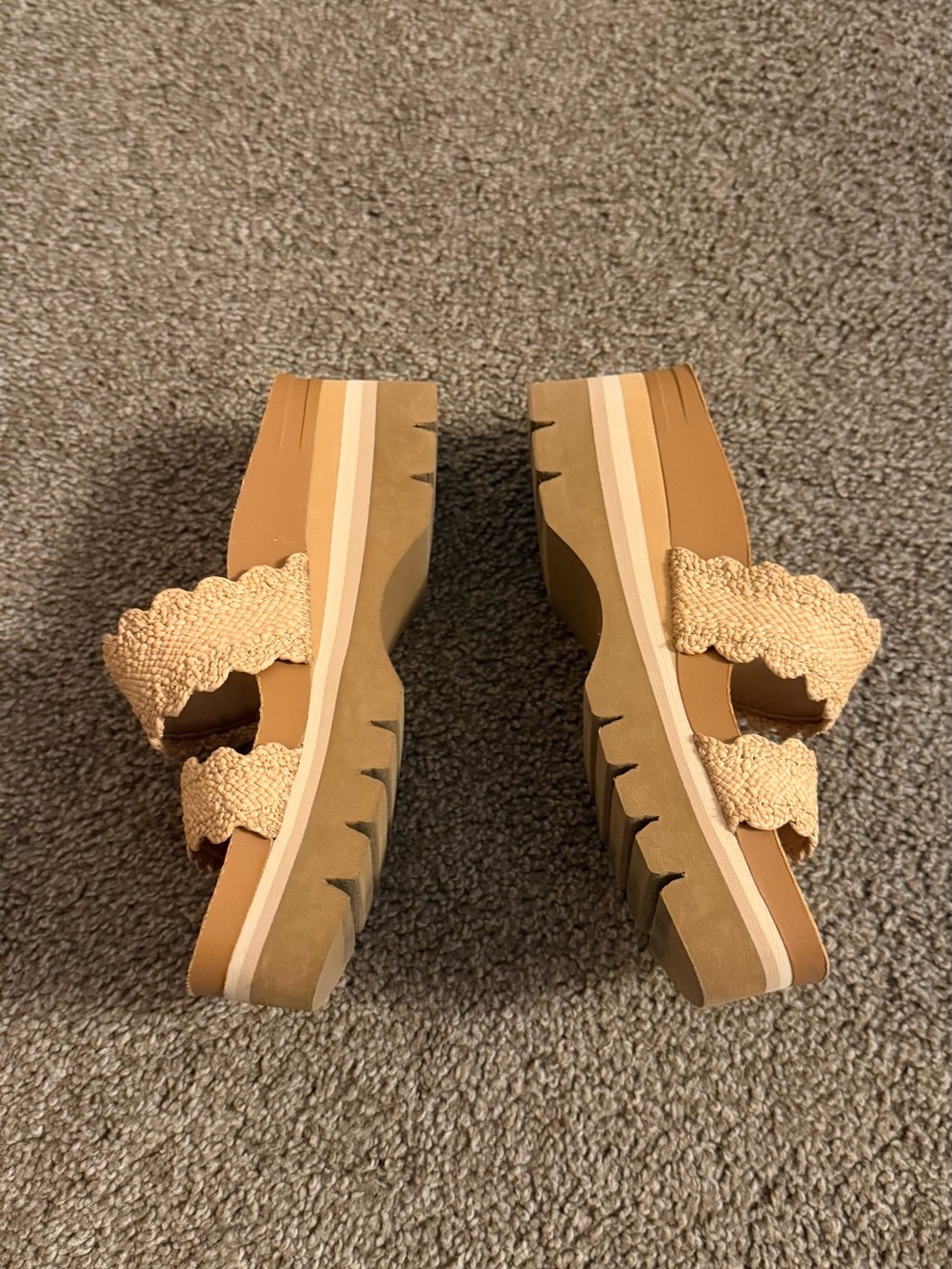 Reef 'Cushion Vista Higher' Platform Slide Sandals - Size 6 (Womans) - Picture 4 of 9